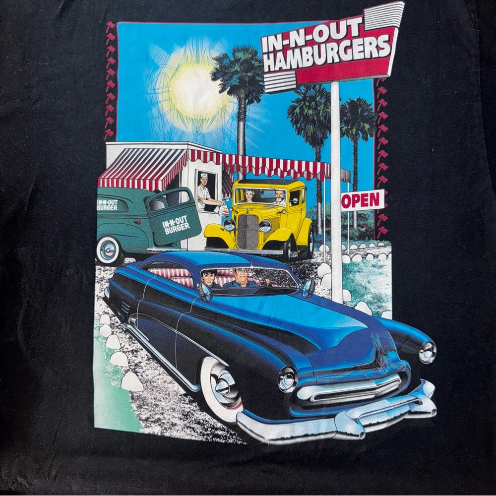 In-N-Out Burger Las Vegas Black Short Sleeve Graphic T-shirt - Men's Size Large